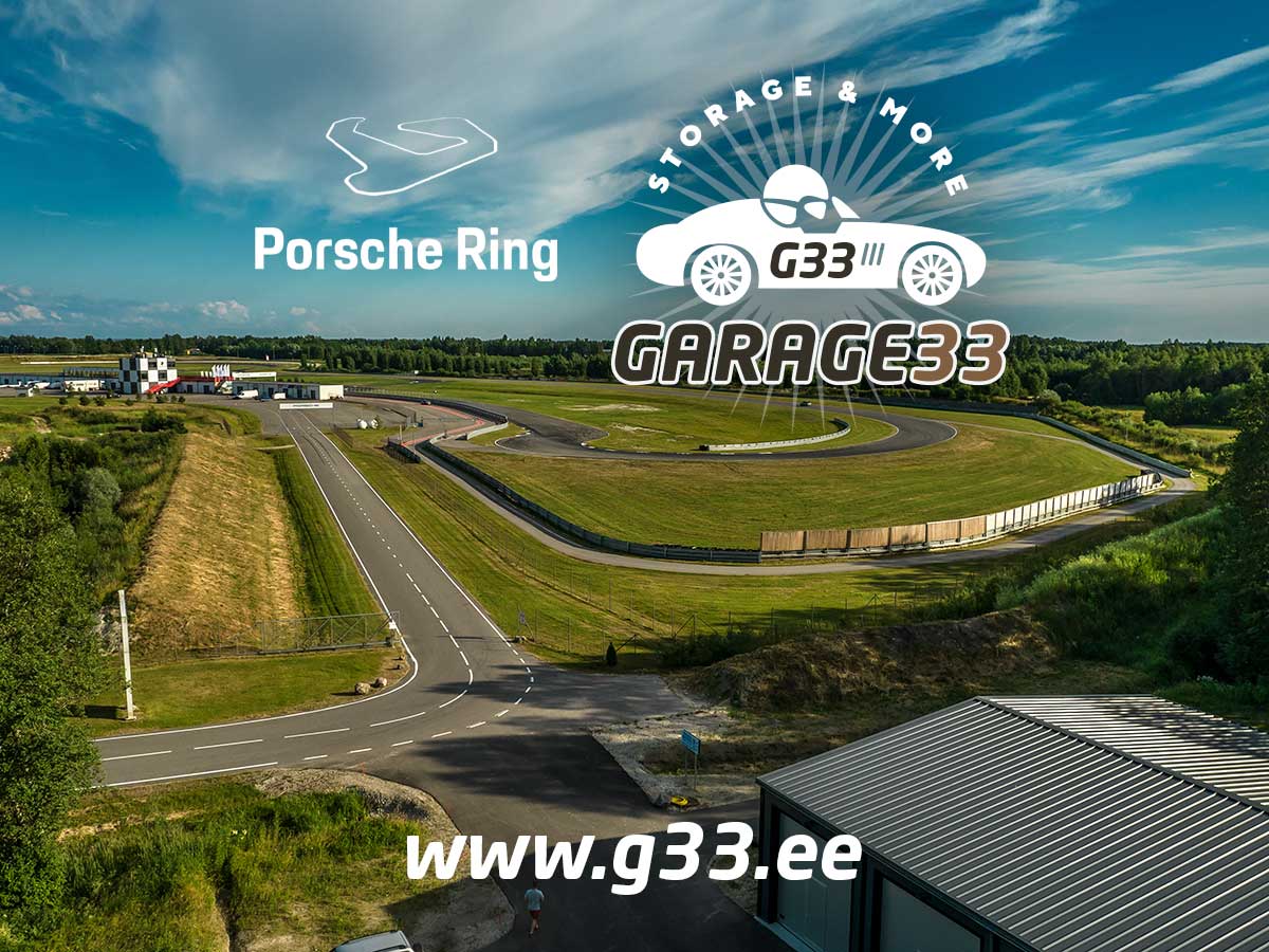 Hoiustamine Porsche ringil - Garage 33
